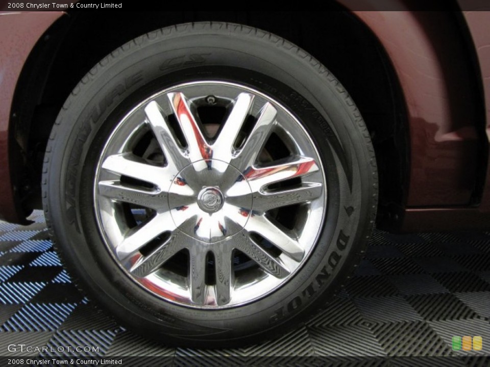 2008 Chrysler Town & Country Limited Wheel and Tire Photo #73865930
