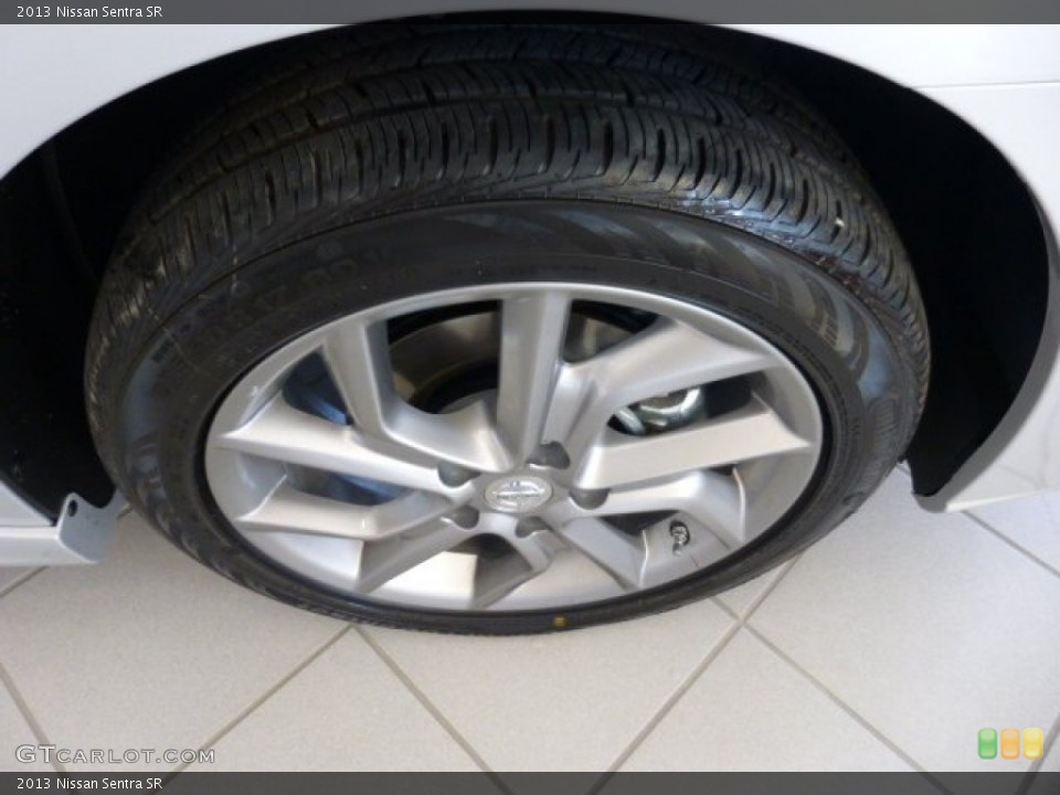 2013 Nissan Sentra SR Wheel and Tire Photo #73872017