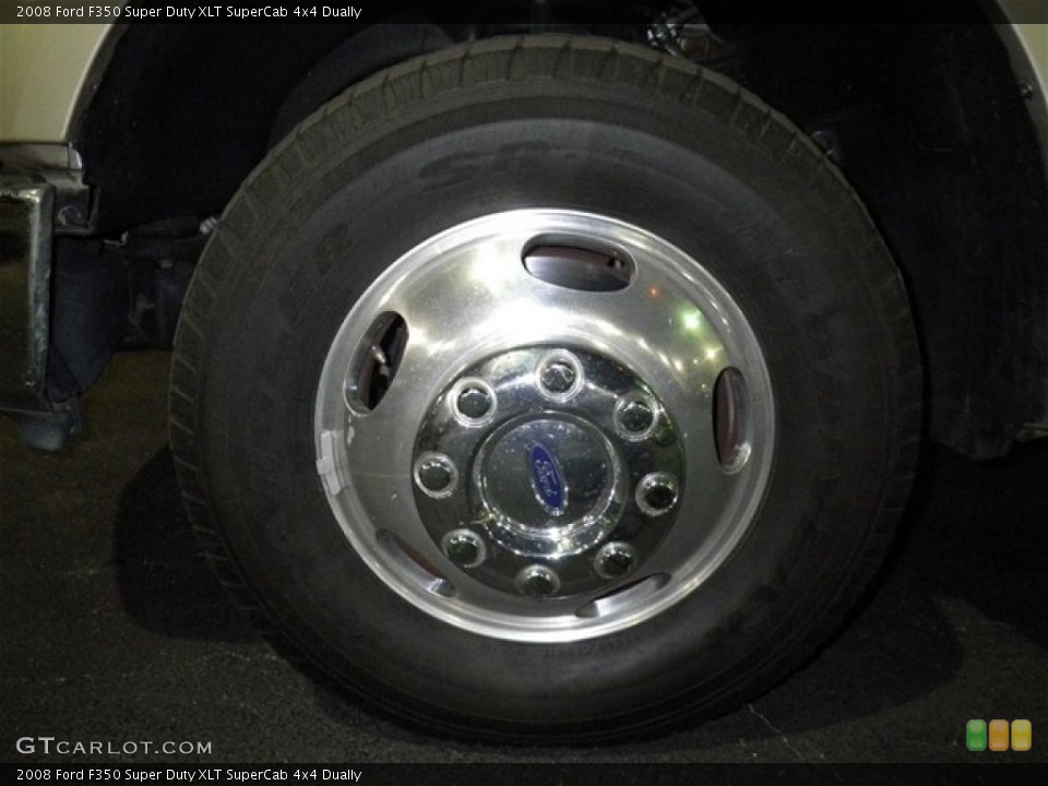 2008 Ford F350 Super Duty XLT SuperCab 4x4 Dually Wheel and Tire Photo #73883081