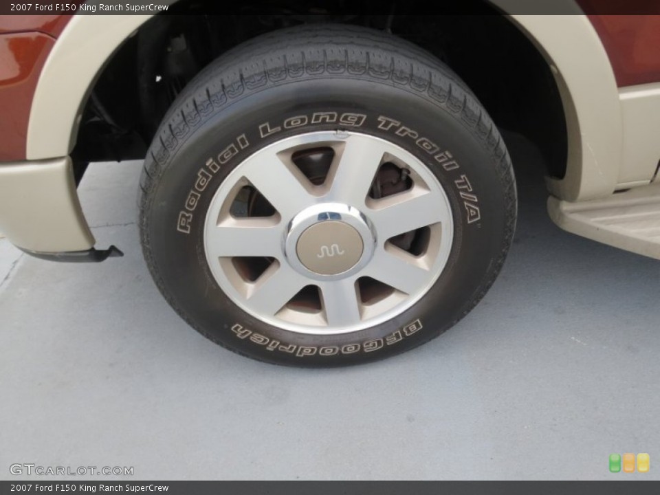 2007 Ford F150 King Ranch SuperCrew Wheel and Tire Photo #73886645