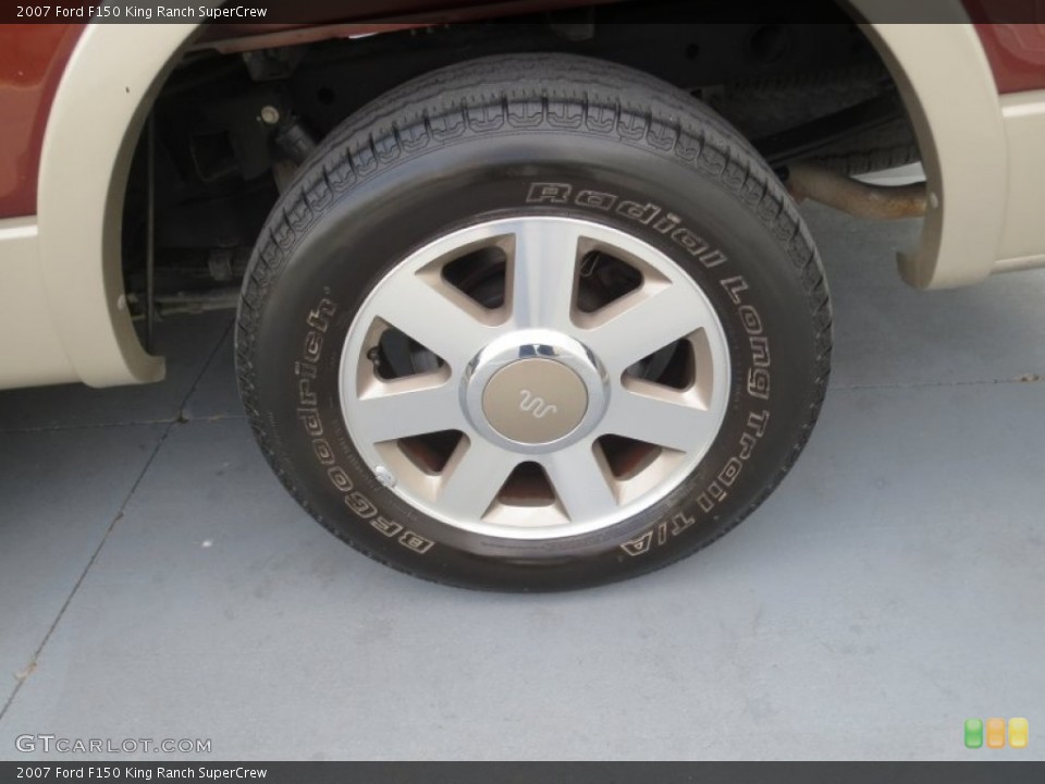 2007 Ford F150 King Ranch SuperCrew Wheel and Tire Photo #73886660