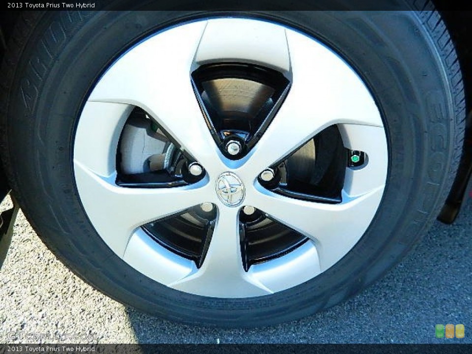 2013 Toyota Prius Two Hybrid Wheel and Tire Photo #73893650