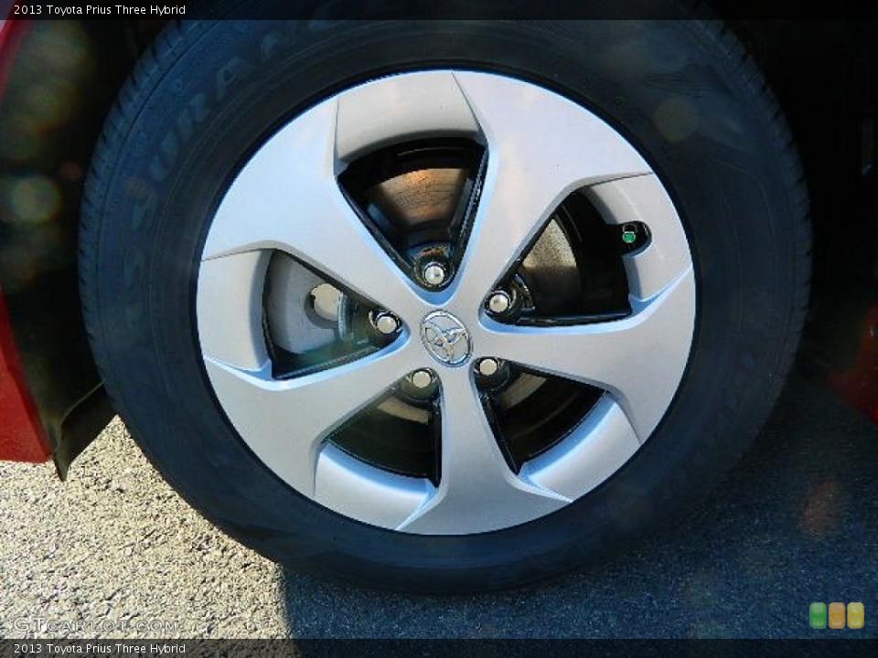 2013 Toyota Prius Three Hybrid Wheel and Tire Photo #73893836