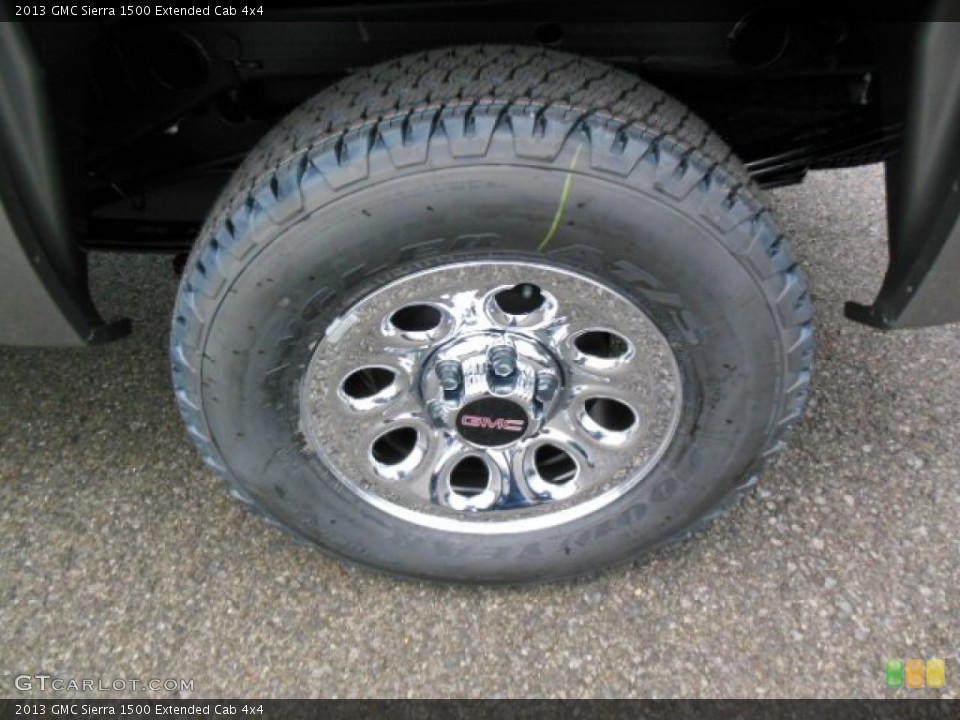 2013 GMC Sierra 1500 Extended Cab 4x4 Wheel and Tire Photo #73900594