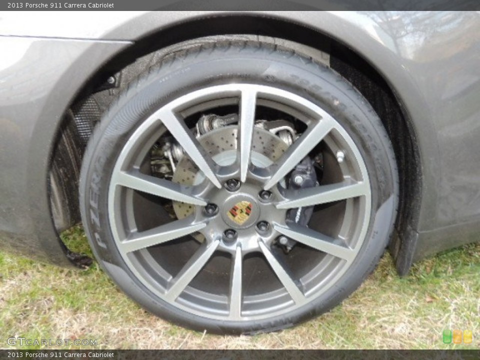 2013 Porsche 911 Carrera Cabriolet Wheel and Tire Photo #73904180