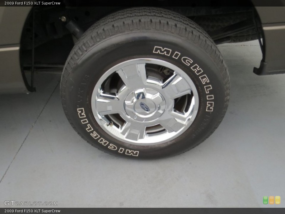 2009 Ford F150 XLT SuperCrew Wheel and Tire Photo #73907804