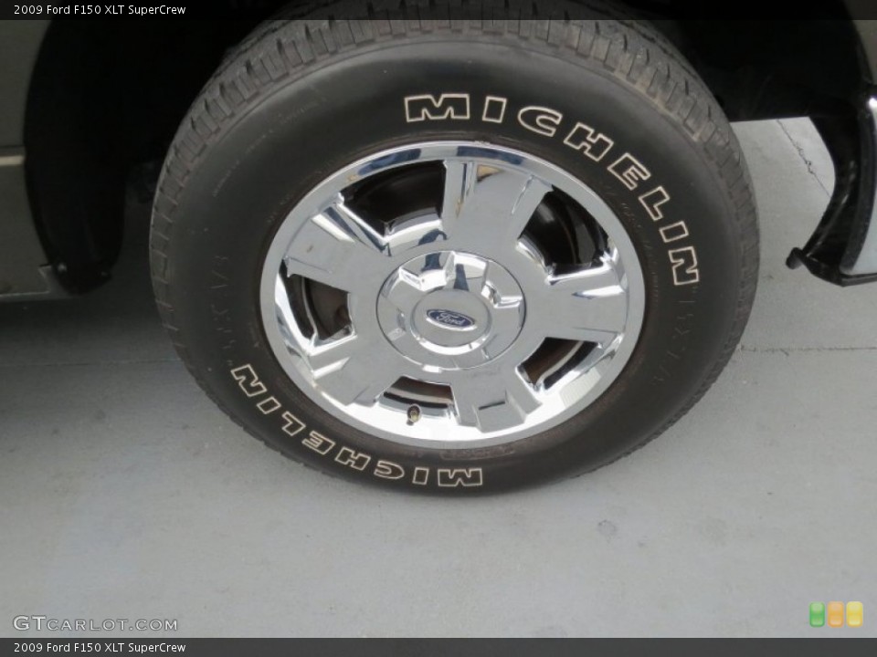 2009 Ford F150 XLT SuperCrew Wheel and Tire Photo #73907816
