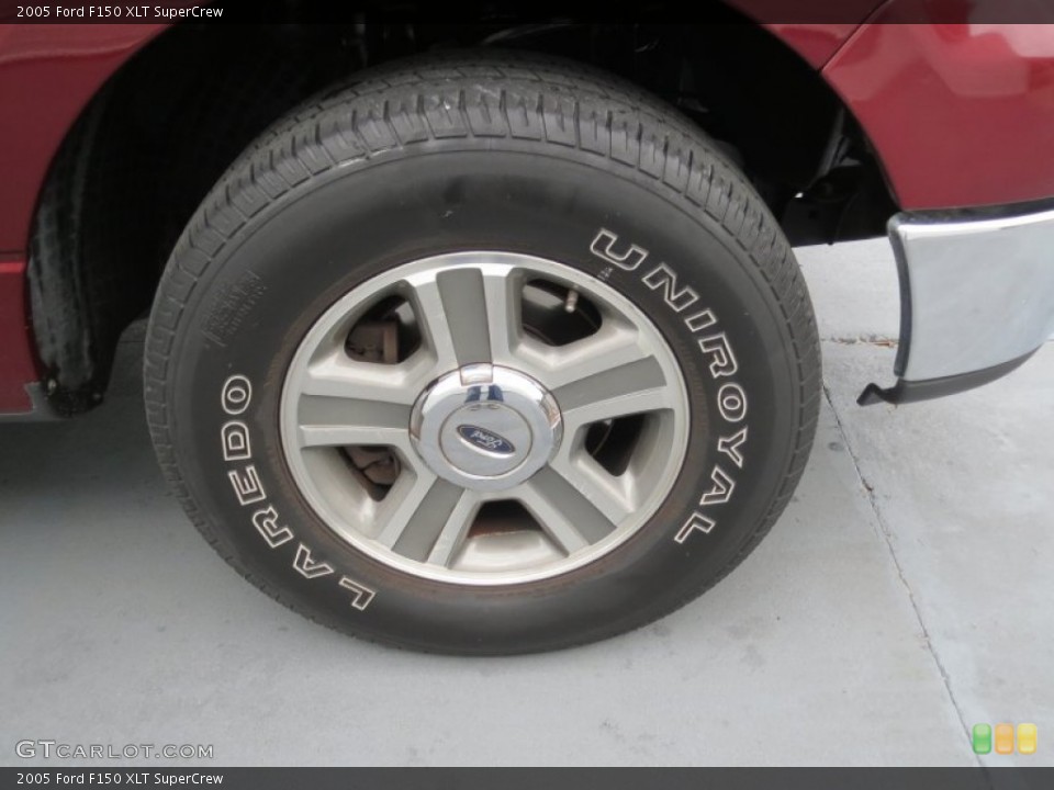 2005 Ford F150 XLT SuperCrew Wheel and Tire Photo #73908758