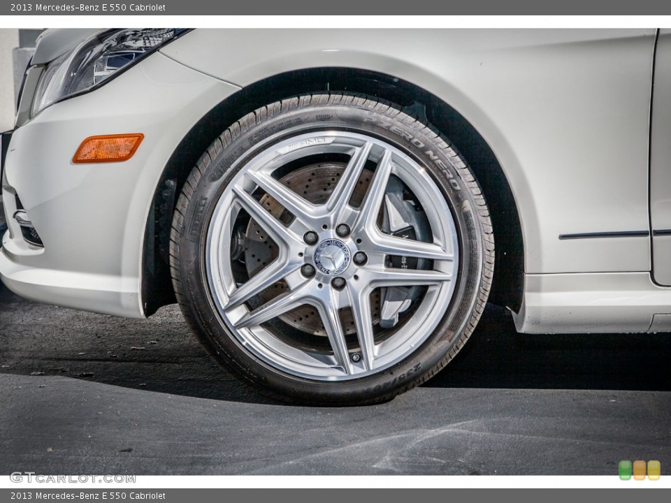 2013 Mercedes-Benz E 550 Cabriolet Wheel and Tire Photo #73922303