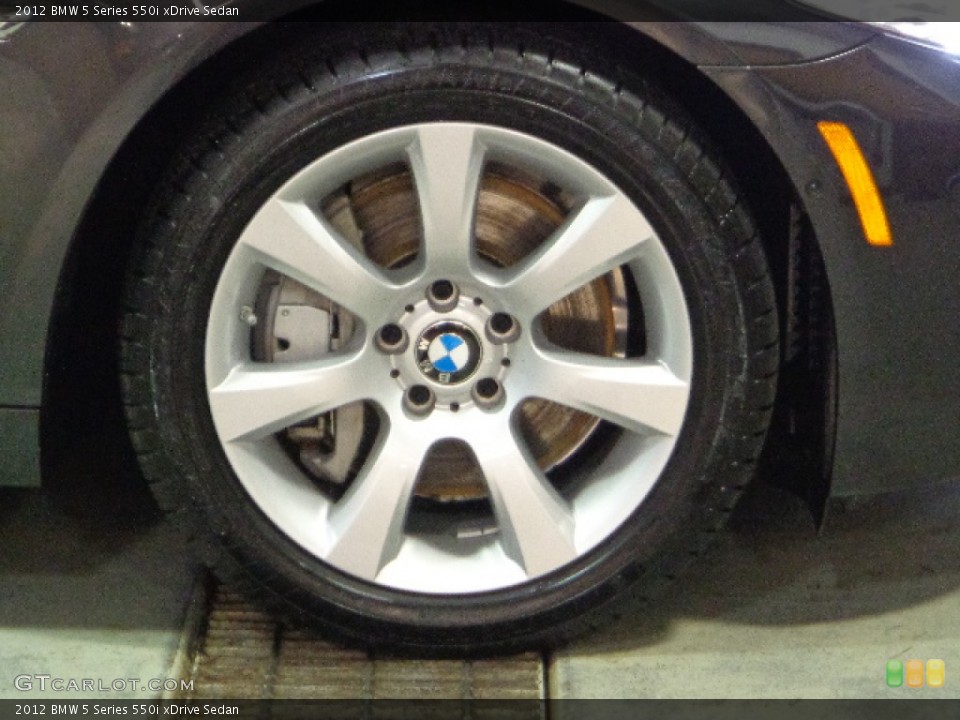 2012 BMW 5 Series 550i xDrive Sedan Wheel and Tire Photo #73922672