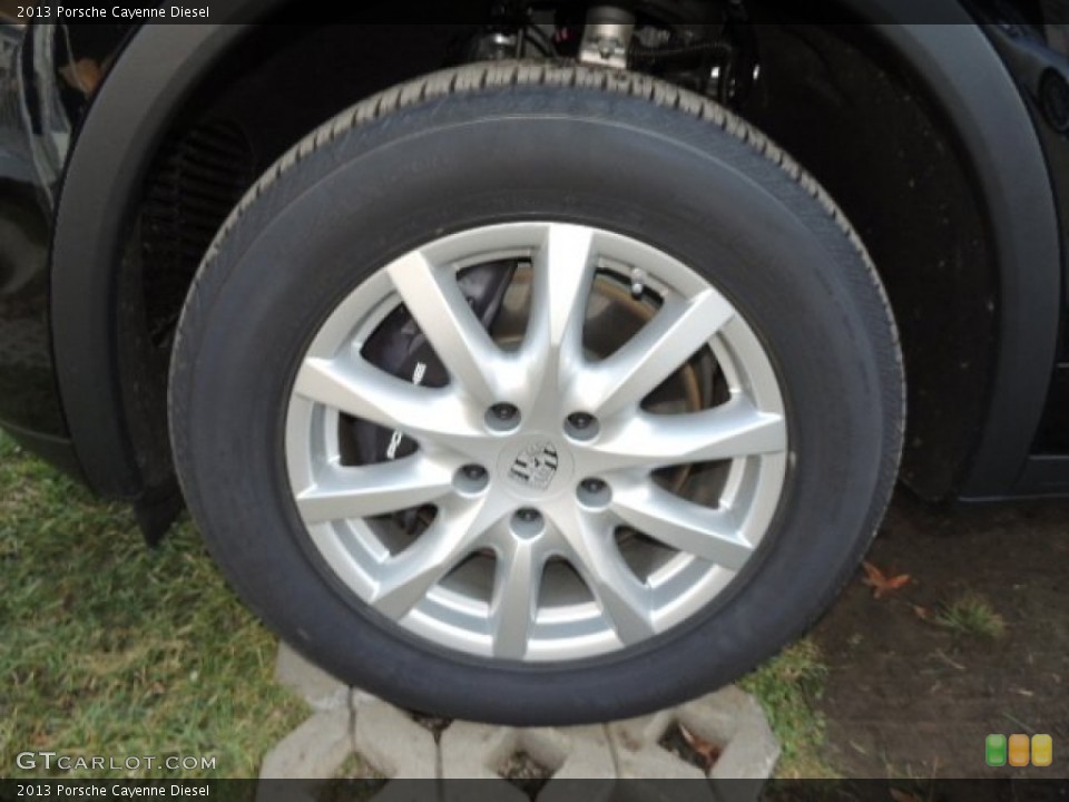 2013 Porsche Cayenne Diesel Wheel and Tire Photo #73923935