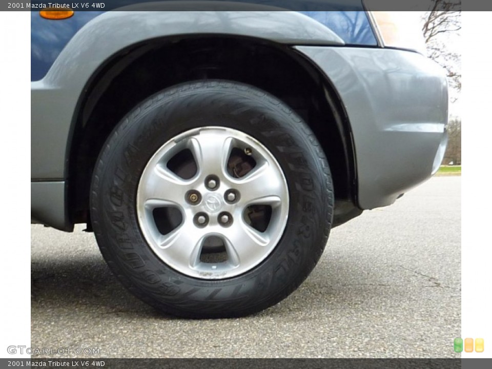 2001 Mazda Tribute LX V6 4WD Wheel and Tire Photo #73926419