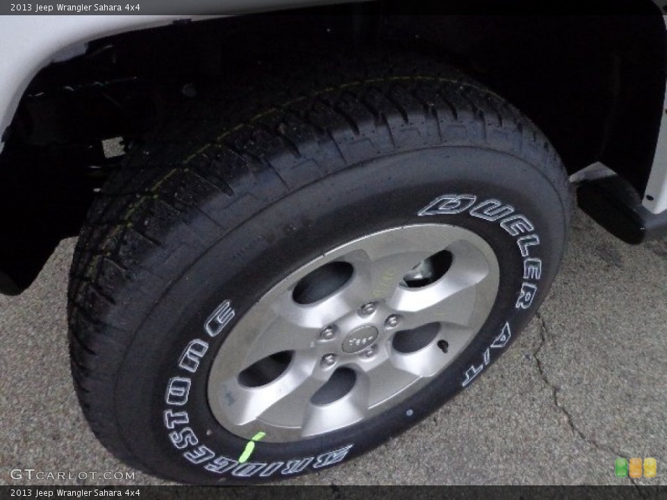 2013 Jeep Wrangler Sahara 4x4 Wheel and Tire Photo #73928682