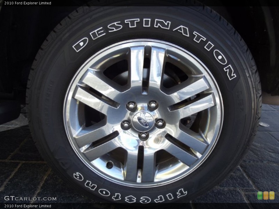 2010 Ford Explorer Limited Wheel and Tire Photo #73932655