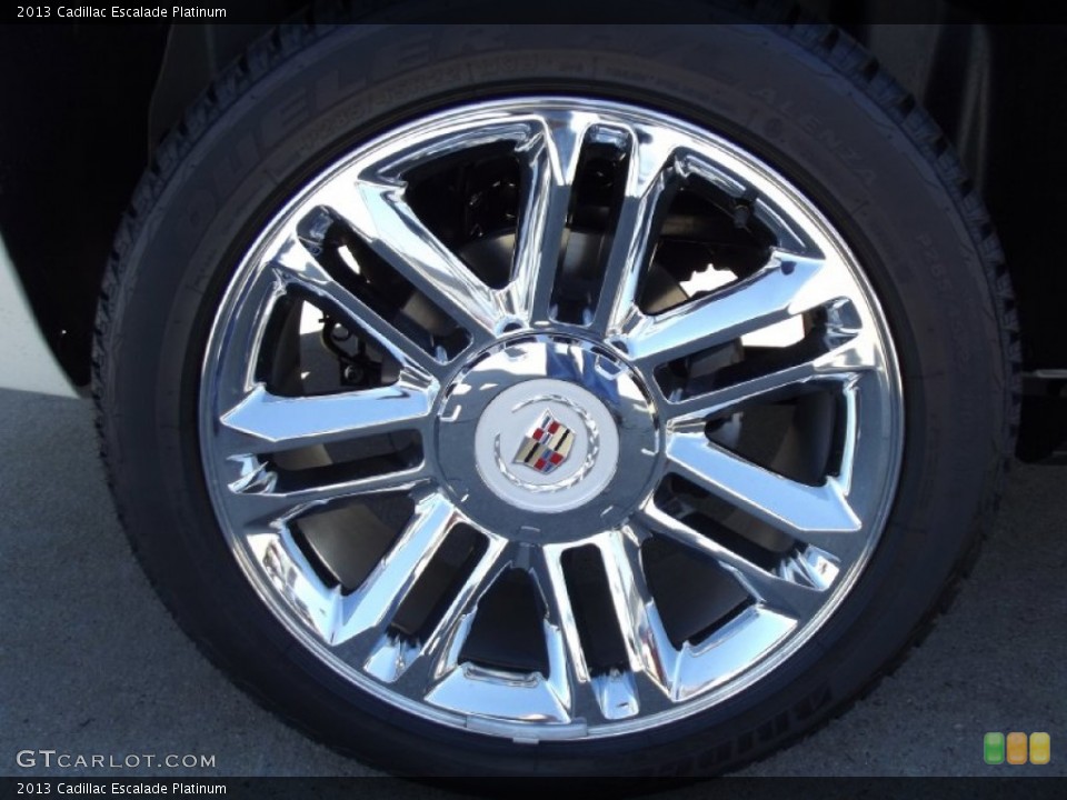 2013 Cadillac Escalade Platinum Wheel and Tire Photo #73933338