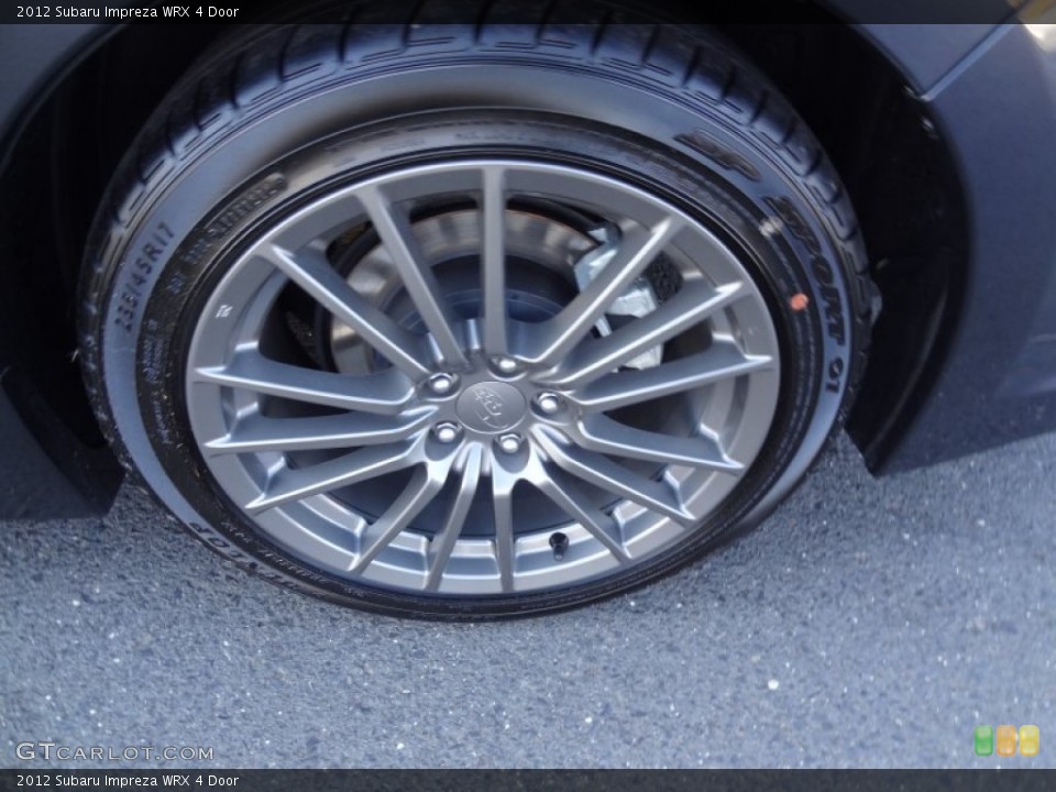 2012 Subaru Impreza WRX 4 Door Wheel and Tire Photo #73935809