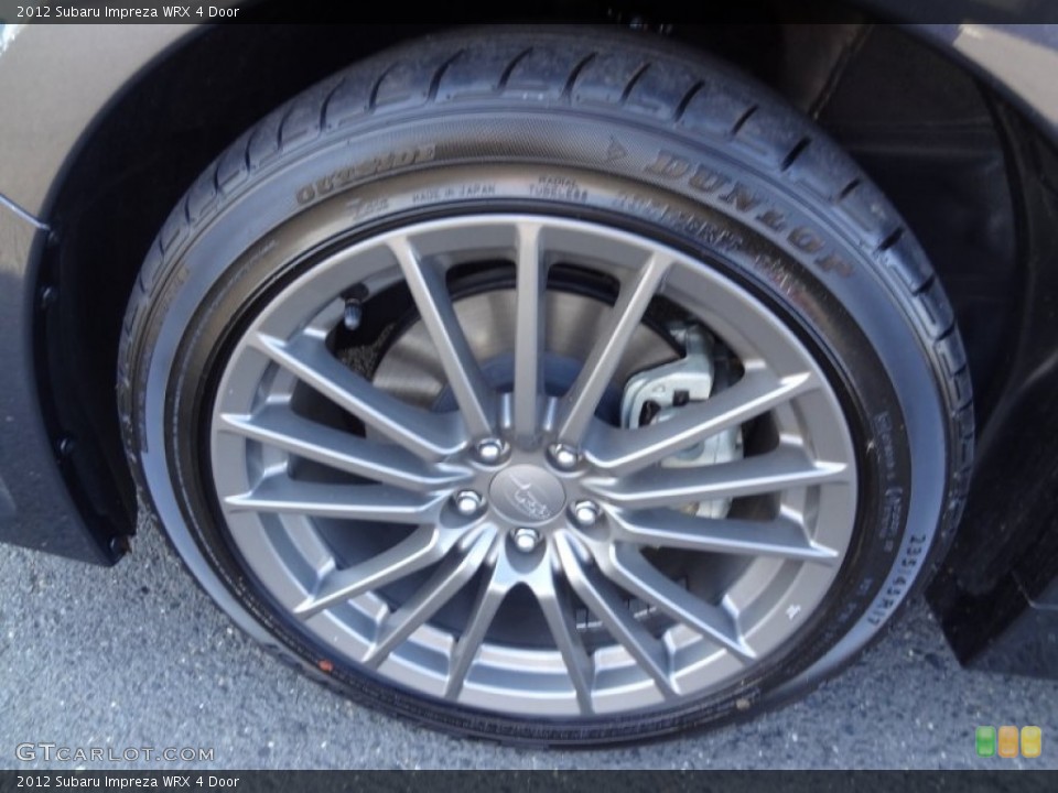 2012 Subaru Impreza WRX 4 Door Wheel and Tire Photo #73935830