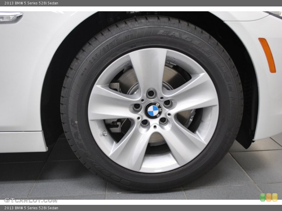 2013 BMW 5 Series 528i Sedan Wheel and Tire Photo #73938320