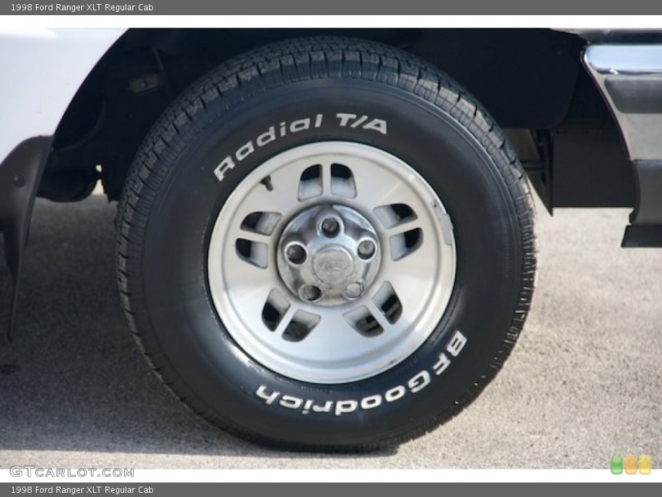 1998 Ford Ranger XLT Regular Cab Wheel and Tire Photo #73940459