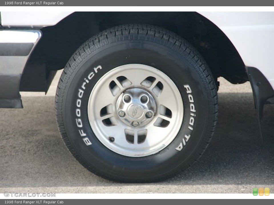 1998 Ford Ranger XLT Regular Cab Wheel and Tire Photo #73940474