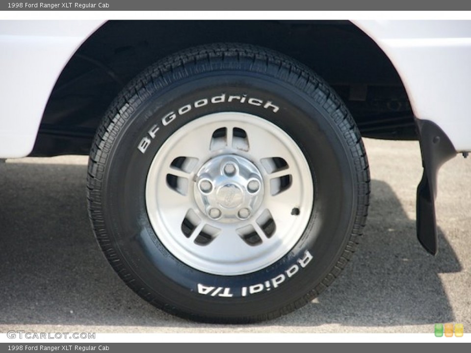 1998 Ford Ranger XLT Regular Cab Wheel and Tire Photo #73940495