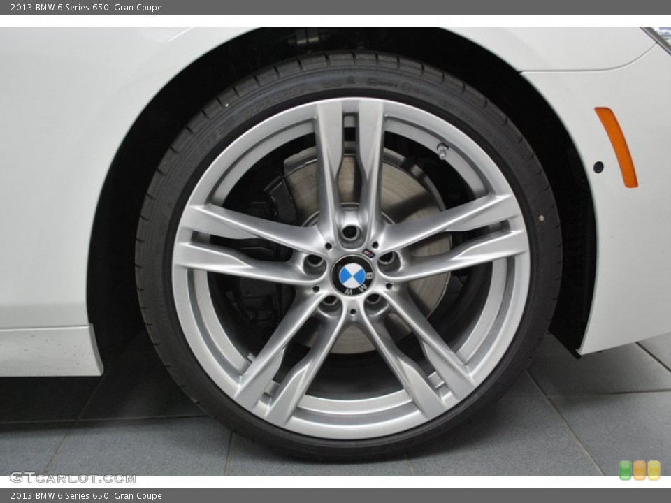 2013 BMW 6 Series 650i Gran Coupe Wheel and Tire Photo #73940622