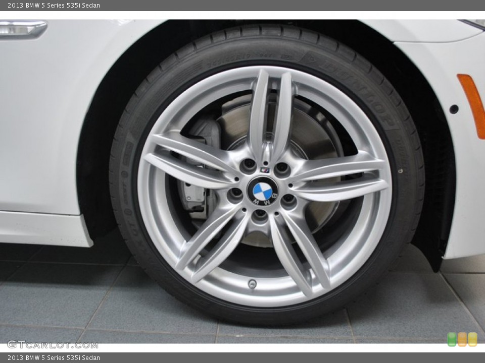 2013 BMW 5 Series 535i Sedan Wheel and Tire Photo #73942462