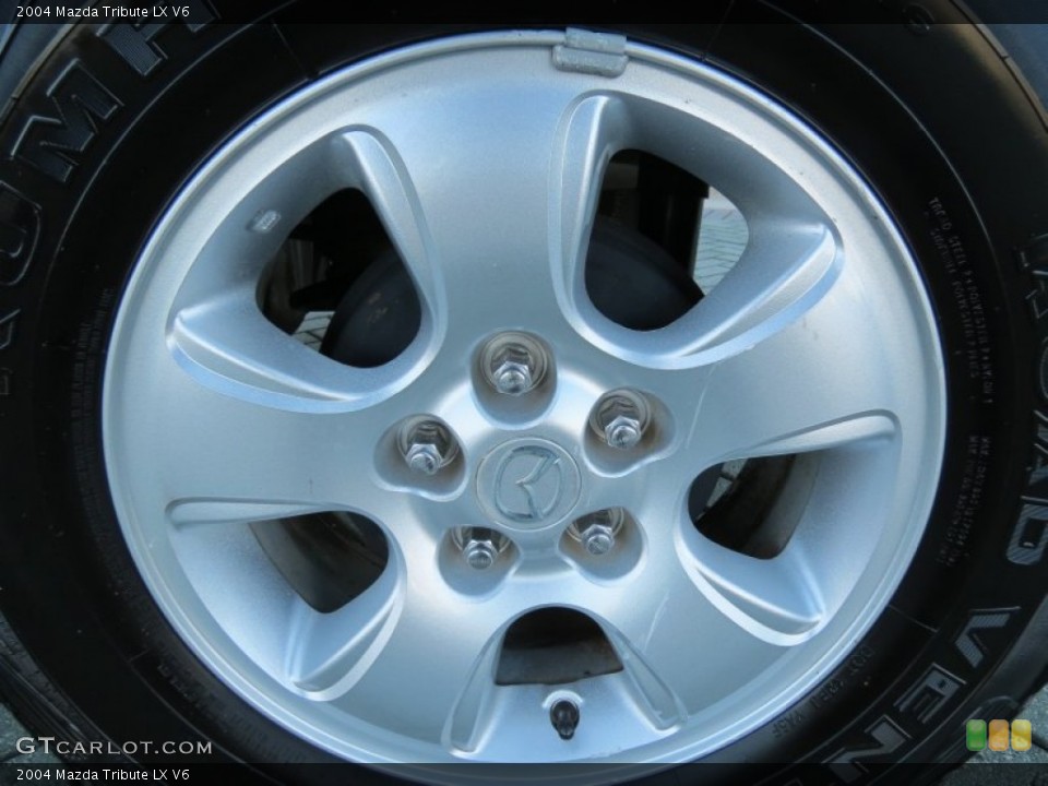 2004 Mazda Tribute LX V6 Wheel and Tire Photo #73948183