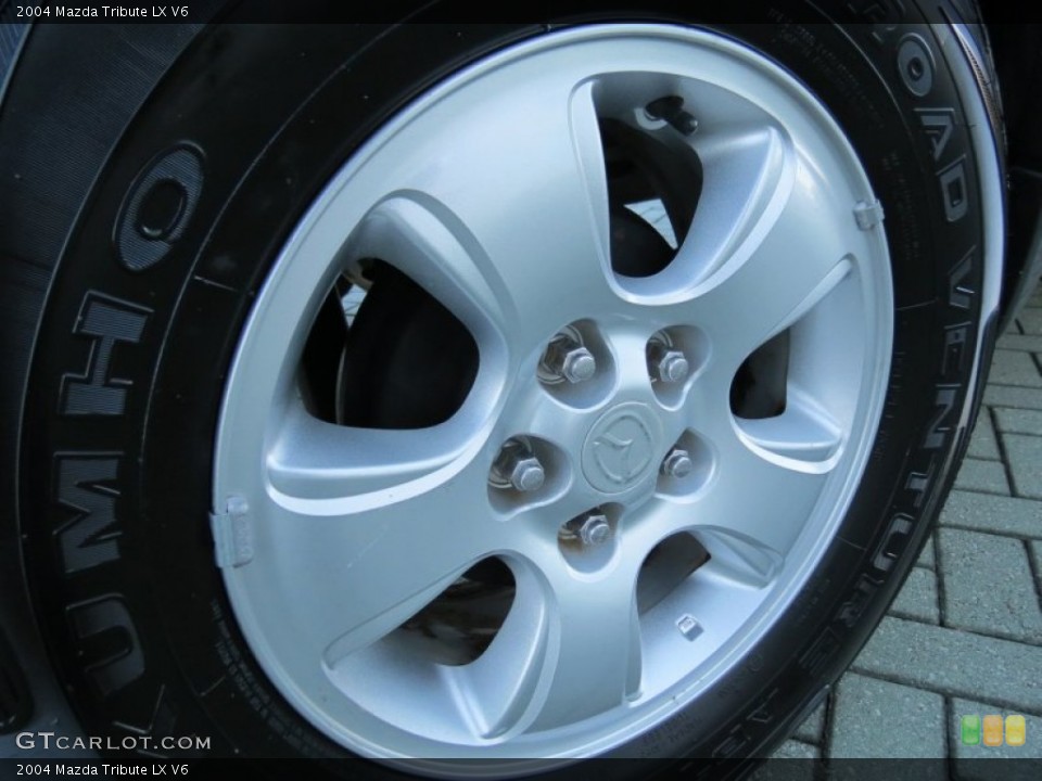 2004 Mazda Tribute LX V6 Wheel and Tire Photo #73948219