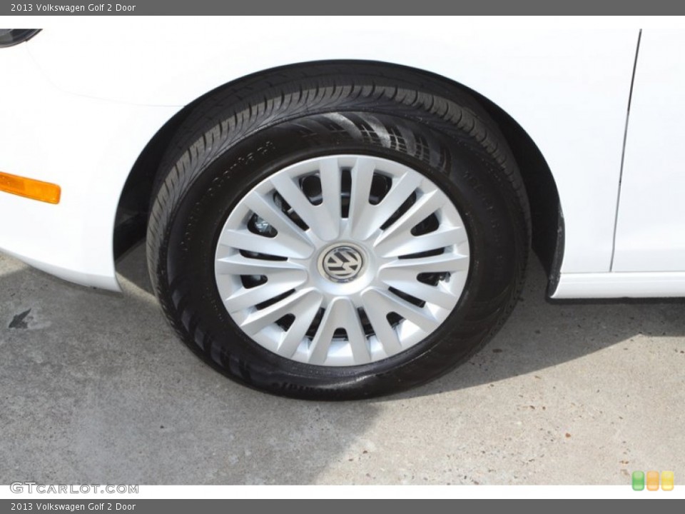 2013 Volkswagen Golf 2 Door Wheel and Tire Photo #73950728
