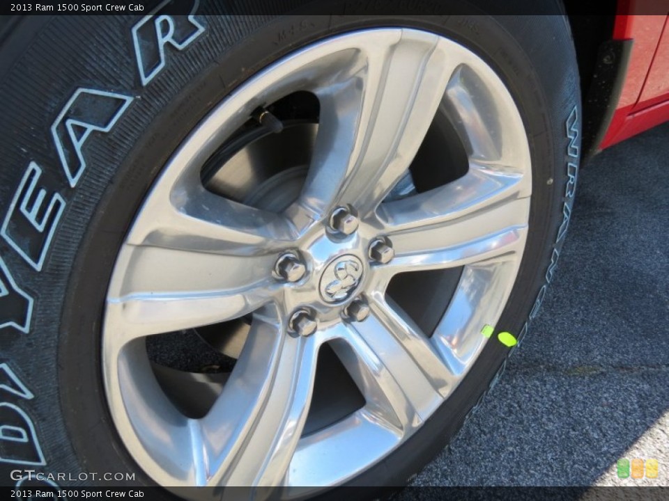 2013 Ram 1500 Sport Crew Cab Wheel and Tire Photo #73956758