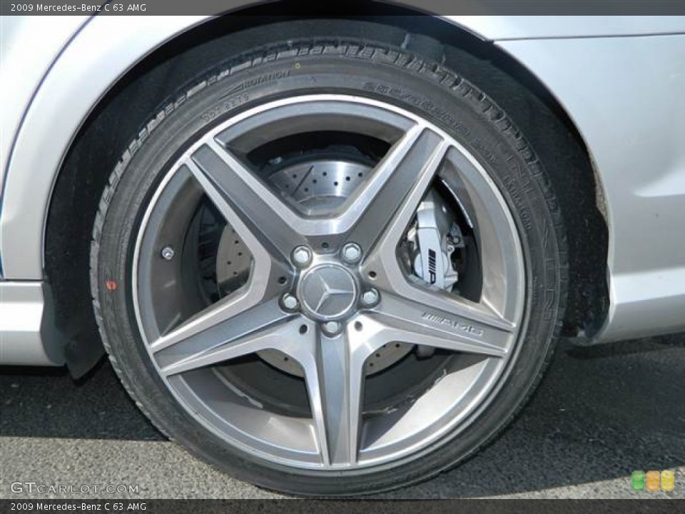2009 Mercedes-Benz C 63 AMG Wheel and Tire Photo #73957235