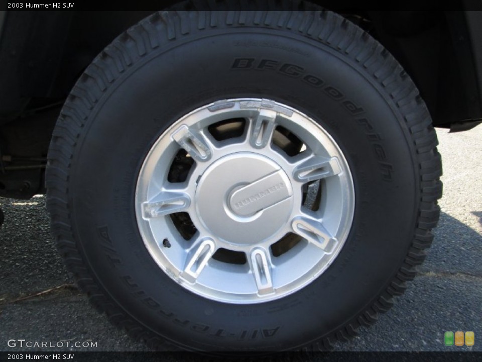 2003 Hummer H2 SUV Wheel and Tire Photo #73961501
