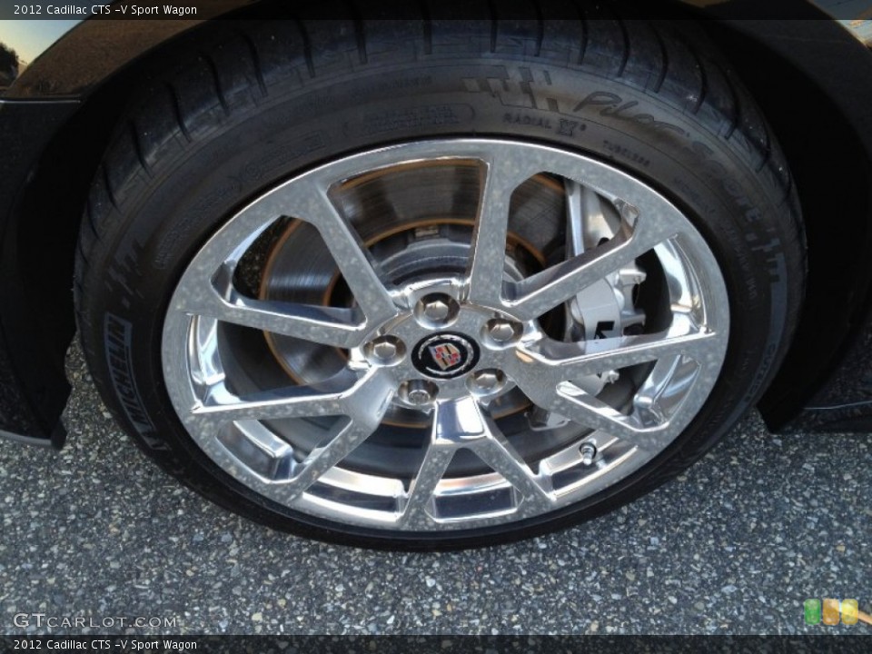2012 Cadillac CTS -V Sport Wagon Wheel and Tire Photo #73967384