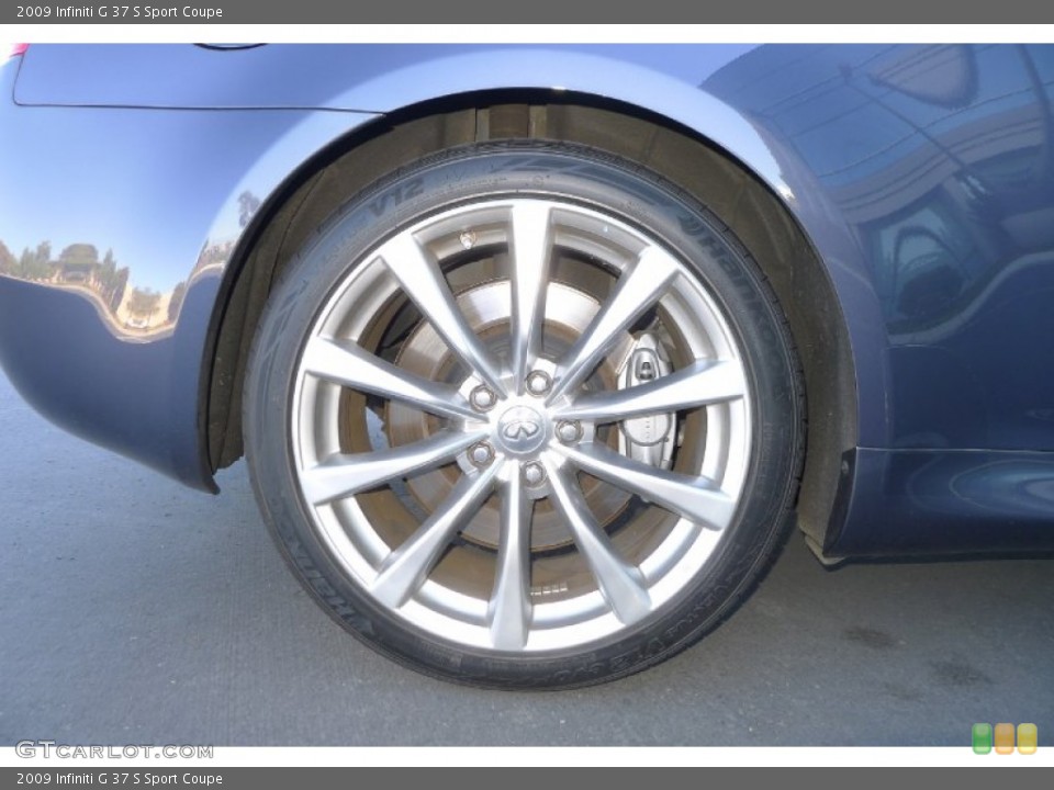 2009 Infiniti G 37 S Sport Coupe Wheel and Tire Photo #73968054