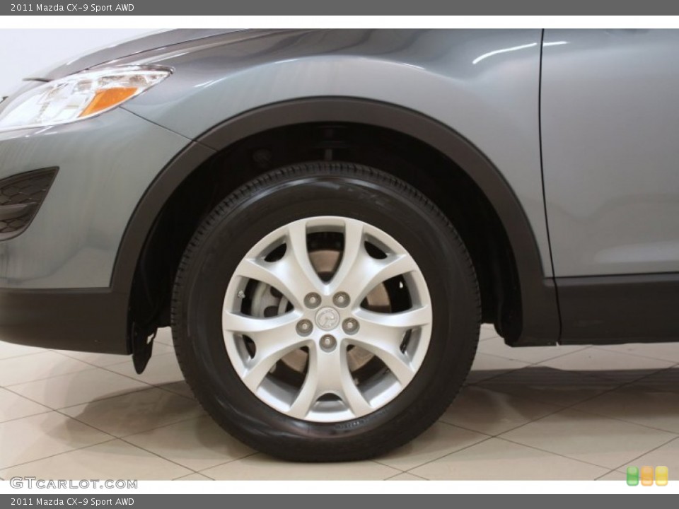 2011 Mazda CX-9 Sport AWD Wheel and Tire Photo #73970609