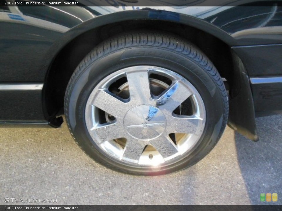 2002 Ford Thunderbird Premium Roadster Wheel and Tire Photo #73970852