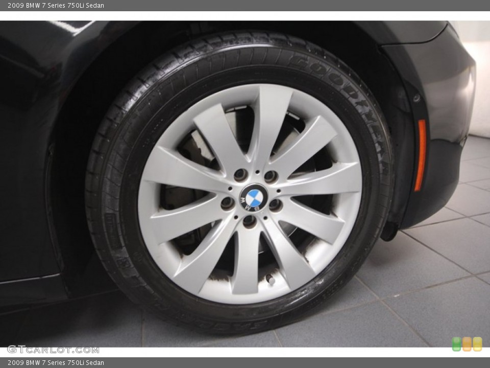2009 BMW 7 Series 750Li Sedan Wheel and Tire Photo #73973357