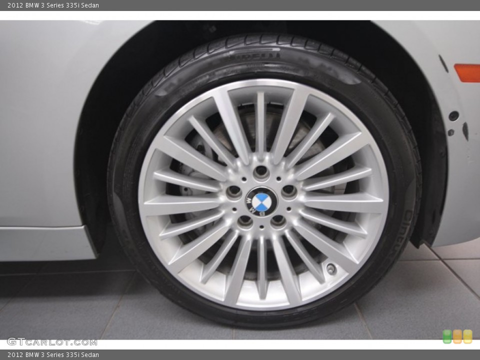 2012 BMW 3 Series 335i Sedan Wheel and Tire Photo #73974076