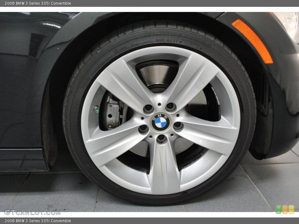 2008 BMW 3 Series 335i Convertible Wheel and Tire Photo #73977608