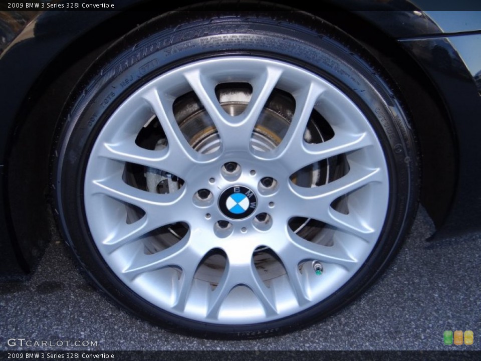 2009 BMW 3 Series 328i Convertible Wheel and Tire Photo #73977683