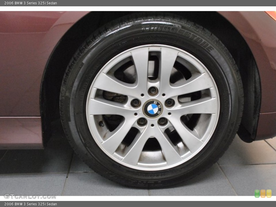 2006 BMW 3 Series 325i Sedan Wheel and Tire Photo #73978094