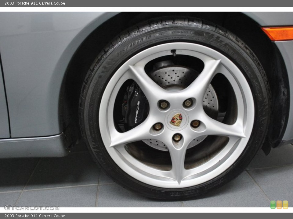 2003 Porsche 911 Carrera Coupe Wheel and Tire Photo #73980388