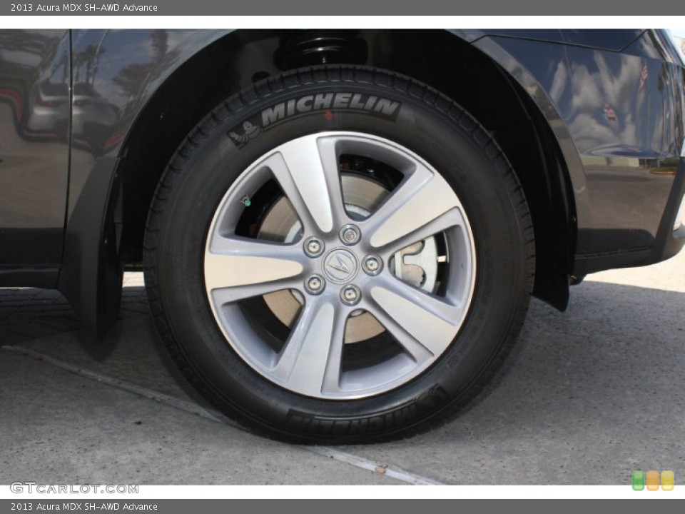 2013 Acura MDX SH-AWD Advance Wheel and Tire Photo #73980590