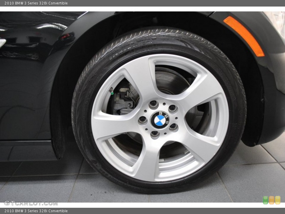 2010 BMW 3 Series 328i Convertible Wheel and Tire Photo #73980992