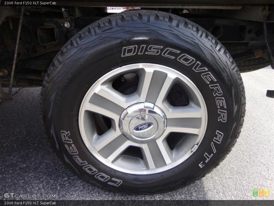 2006 Ford F150 XLT SuperCab Wheel and Tire Photo #73989877