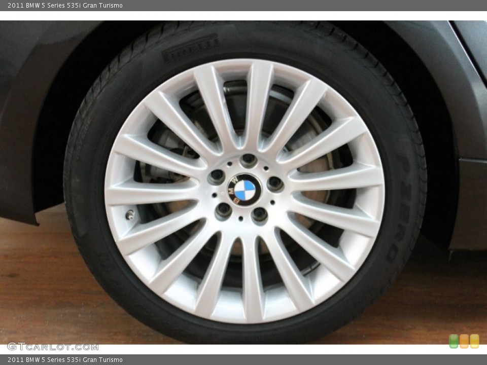 2011 BMW 5 Series 535i Gran Turismo Wheel and Tire Photo #73991598