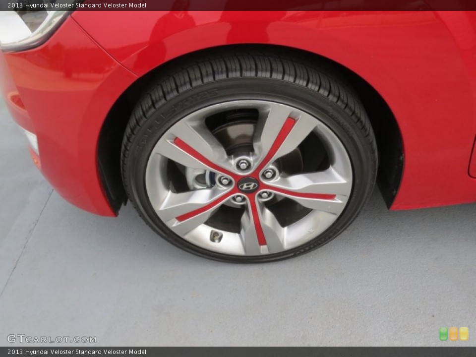 2013 Hyundai Veloster  Wheel and Tire Photo #73991749