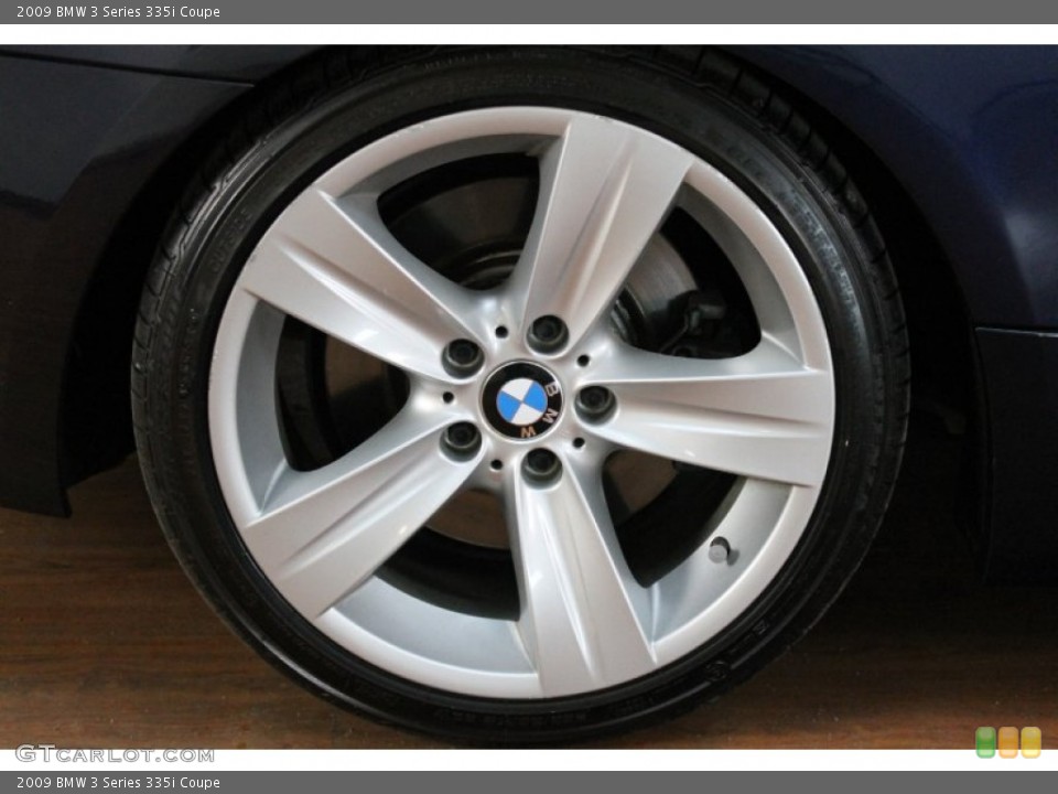 2009 BMW 3 Series 335i Coupe Wheel and Tire Photo #73992199