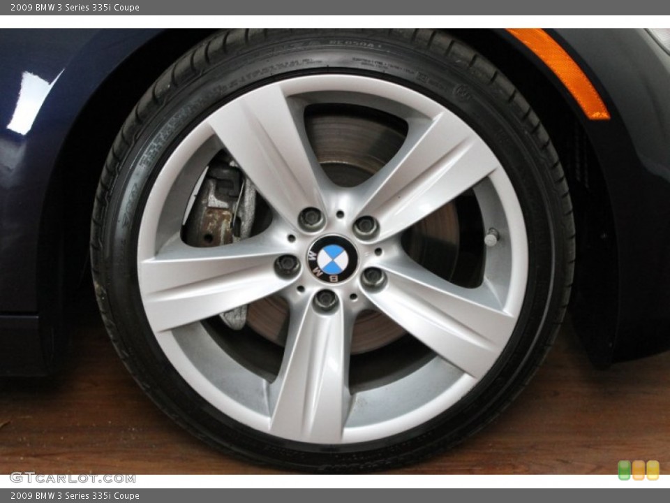 2009 BMW 3 Series 335i Coupe Wheel and Tire Photo #73992222